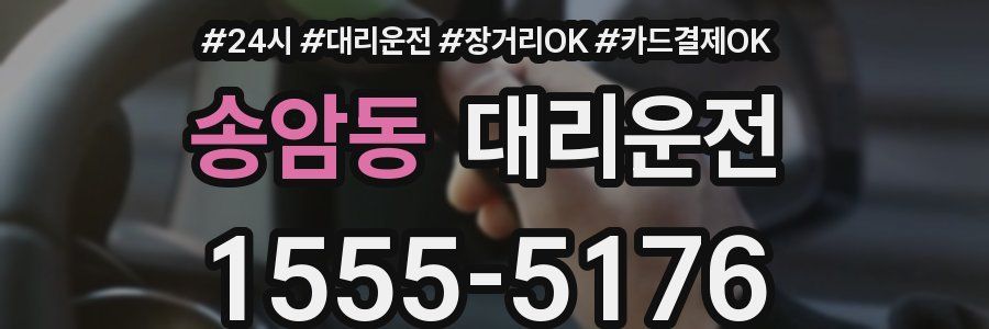 송암동 대리운전