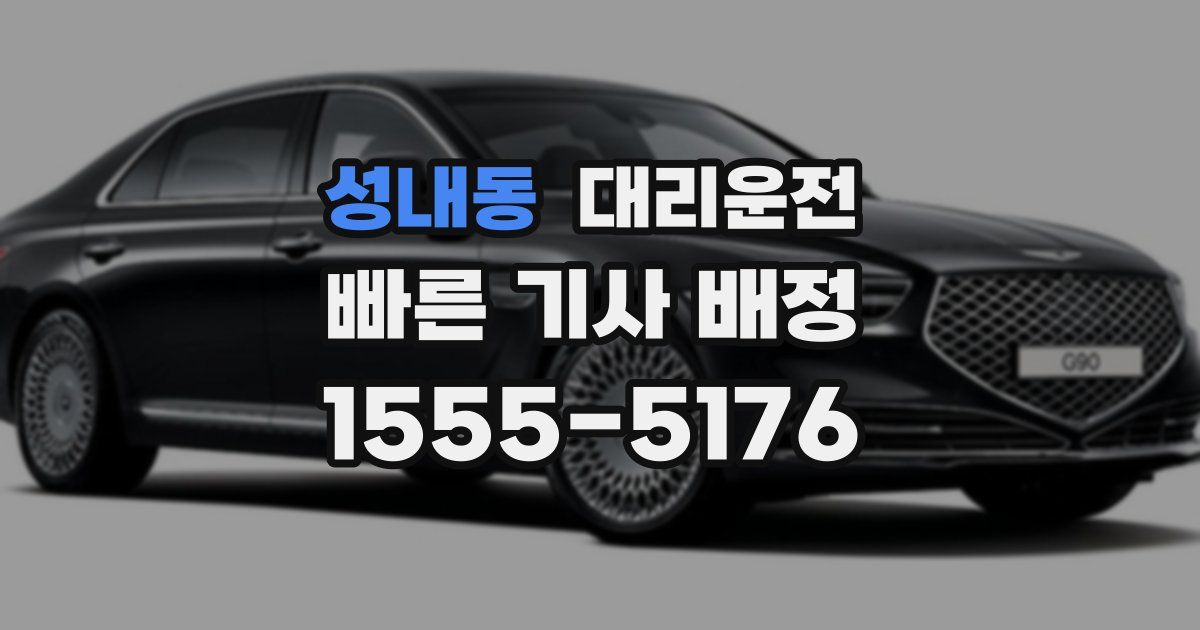 일일대리기사