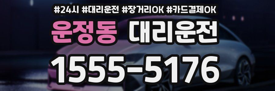 운정동 대리운전