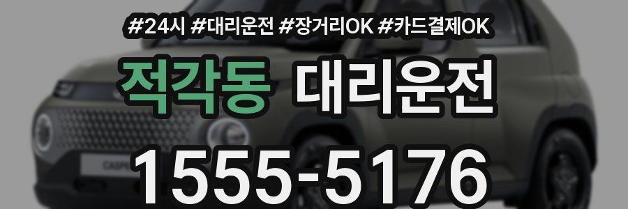 적각동 대리운전