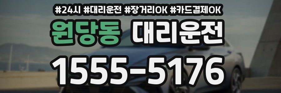원당동 대리운전