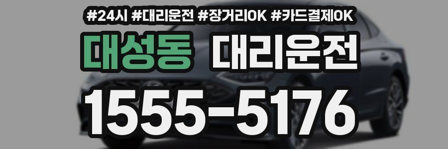 대성동 대리운전