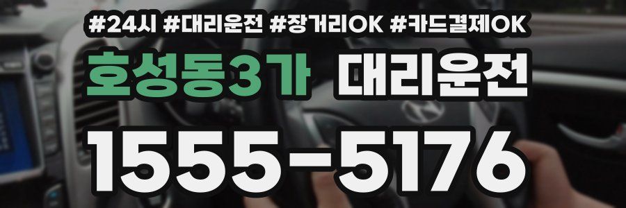 호성동3가 대리운전
