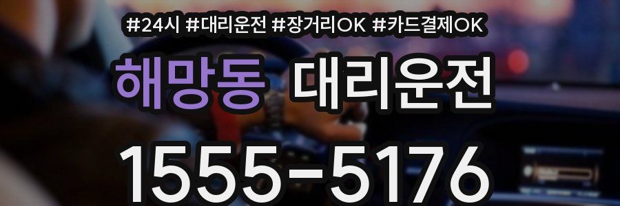 해망동 대리운전