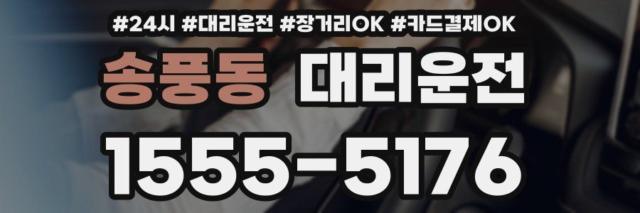 송풍동 대리운전