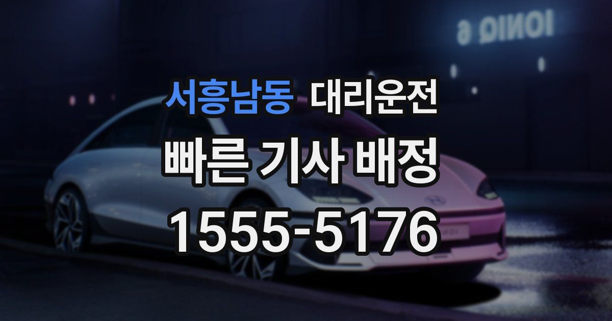 일일대리기사