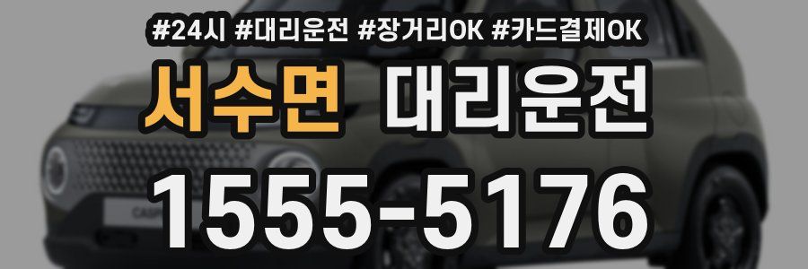 서수면 대리운전