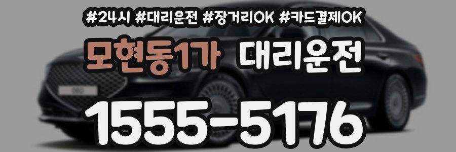 모현동1가 대리운전