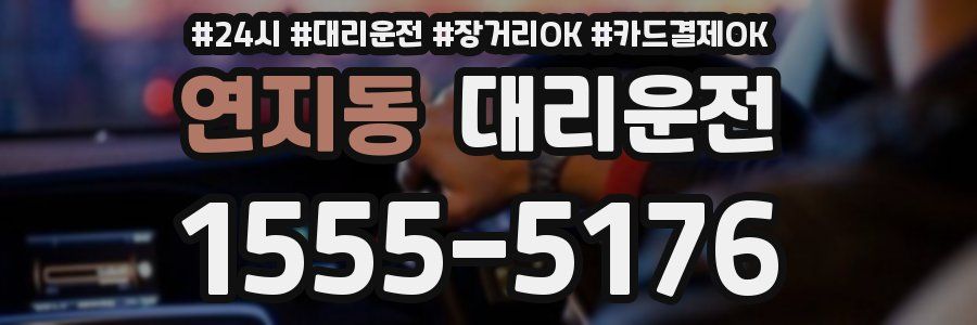 연지동 대리운전