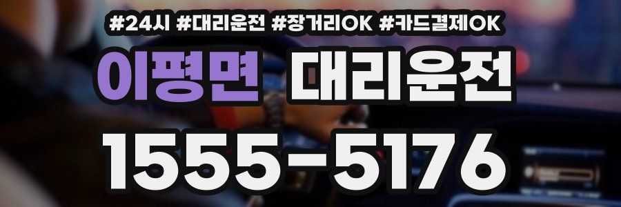 이평면 대리운전
