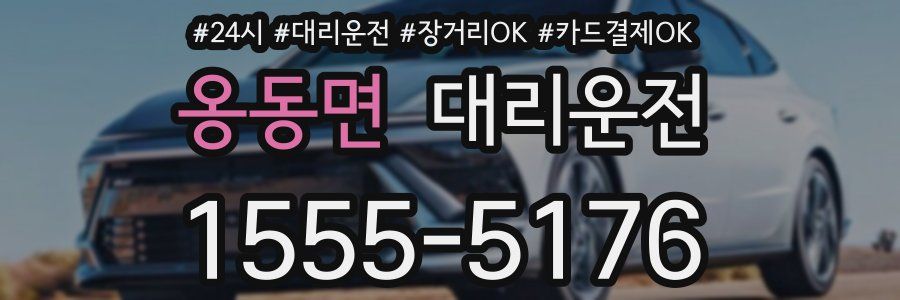 옹동면 대리운전