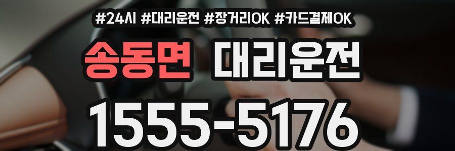 송동면 대리운전