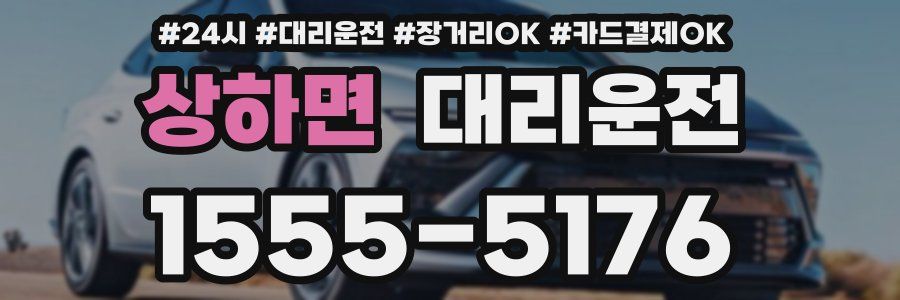 상하면 대리운전