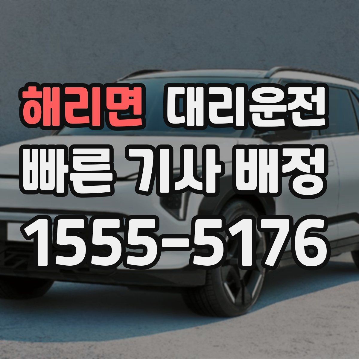 해리면 대리운전 전기차 회생제동 유의 운전