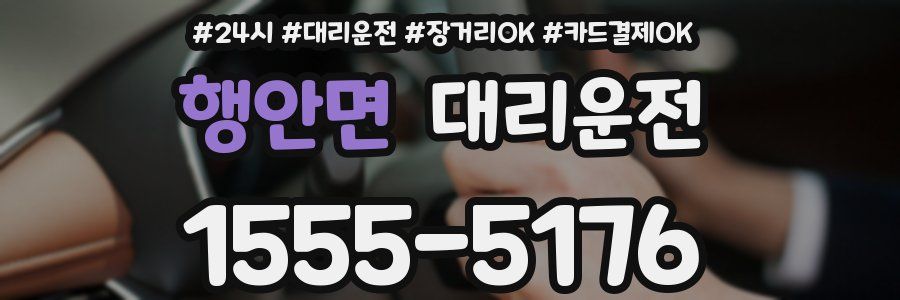 행안면 대리운전