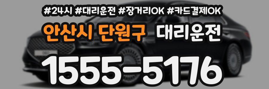 안산시 단원구 대리운전