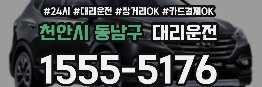 천안시 동남구 대리운전