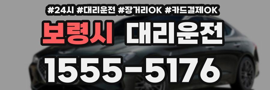 보령시 대리운전