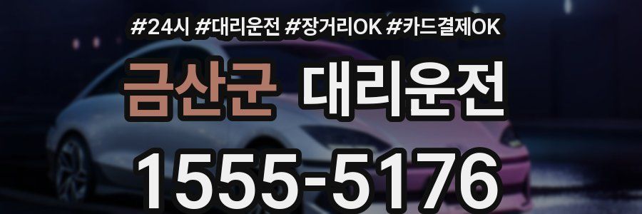 금산군 대리운전