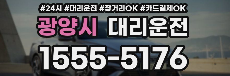 광양시 대리운전
