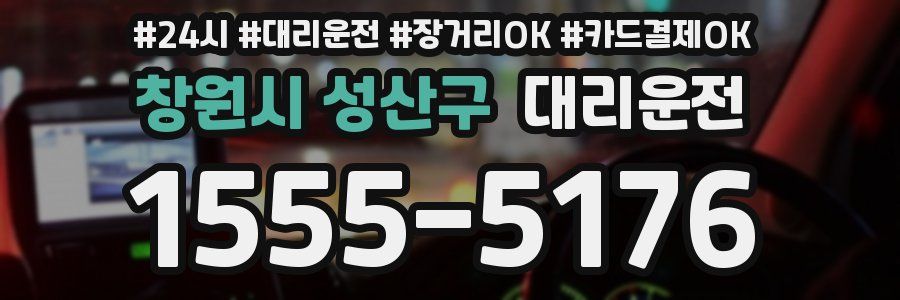 창원시 성산구 대리운전