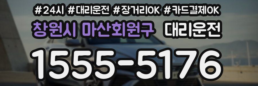 창원시 마산회원구 대리운전
