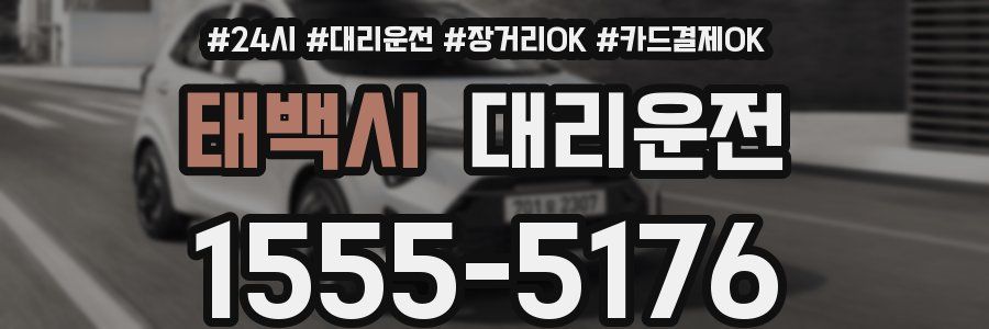태백시 대리운전