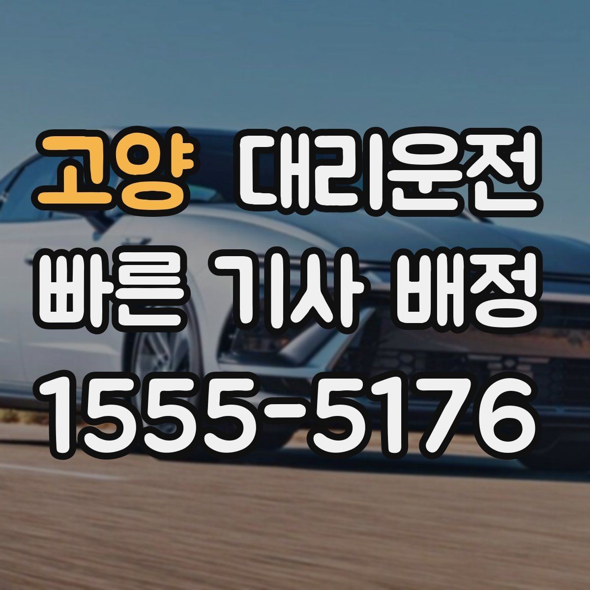 고양 대리운전 도심 숨은 골목도 익숙한 기사님