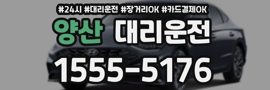양산 대리운전