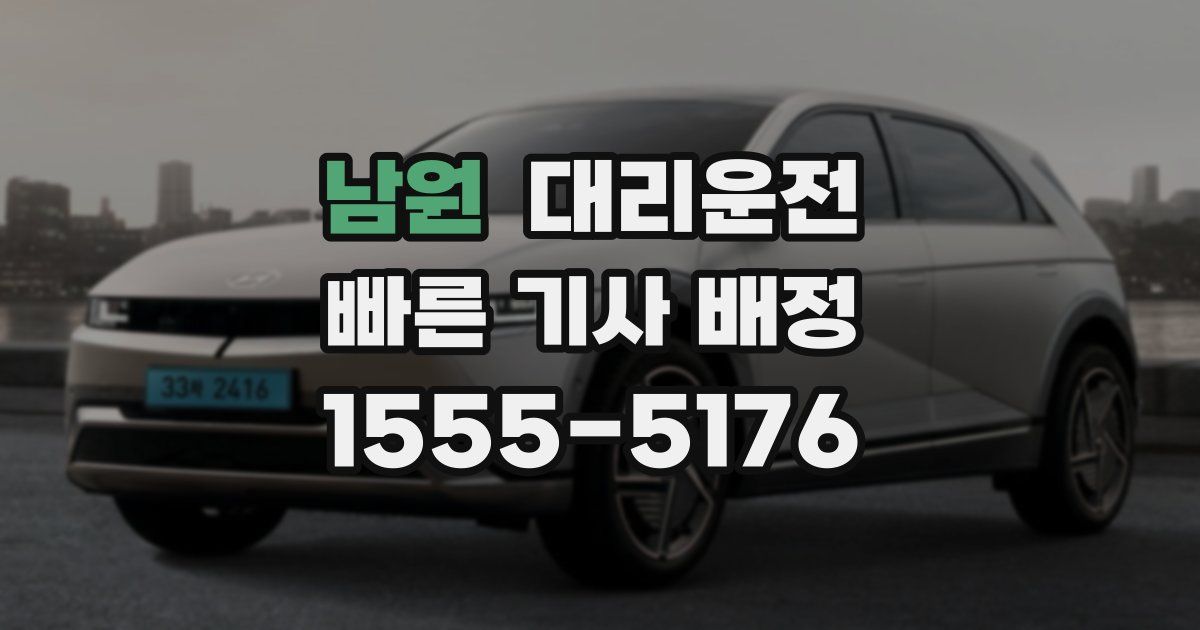 일일대리기사