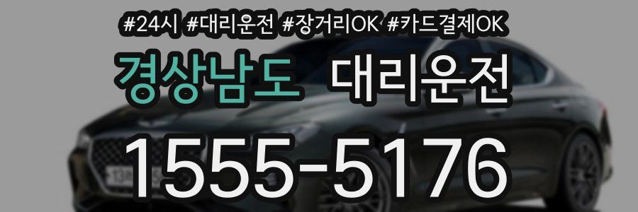 경상남도 대리운전