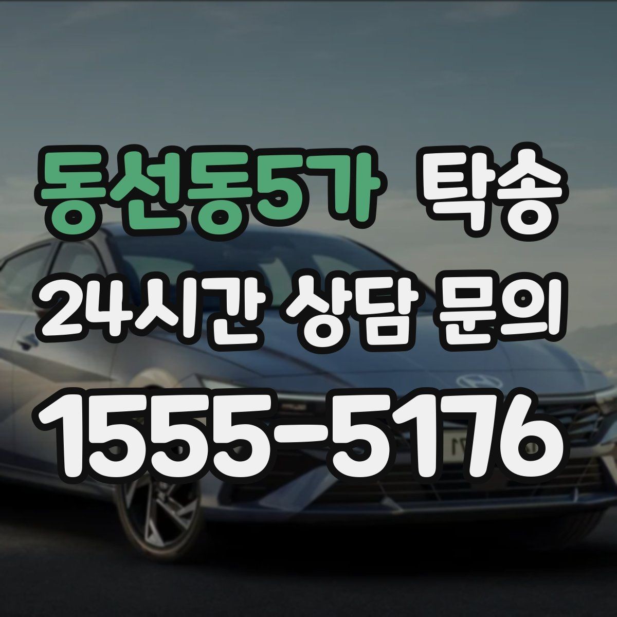 동선동5가 탁송 실내 청결 유지로 안심 이동