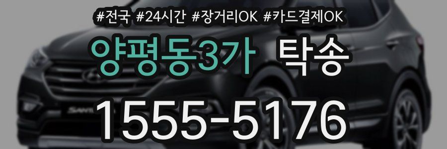 양평동3가 탁송