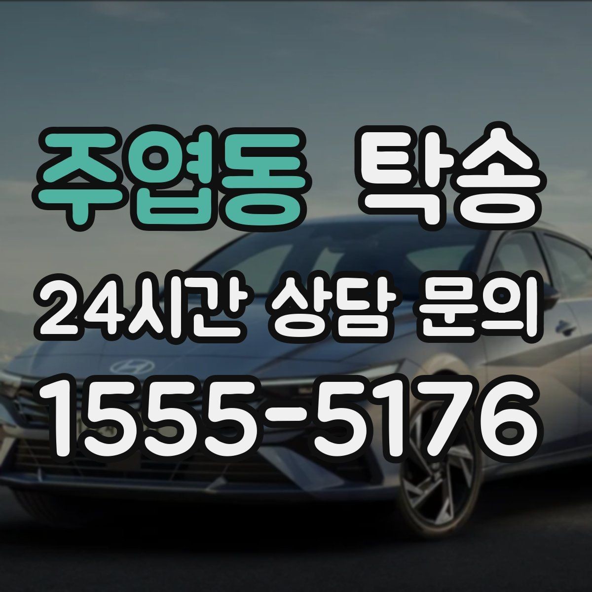 주엽동 탁송 번호판 교체 전후 이동 연결