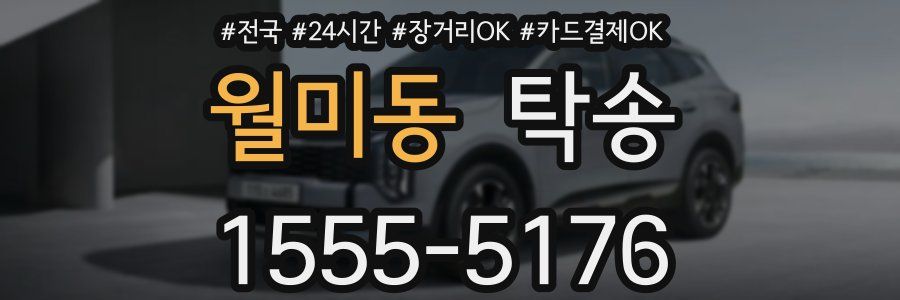 월미동 탁송