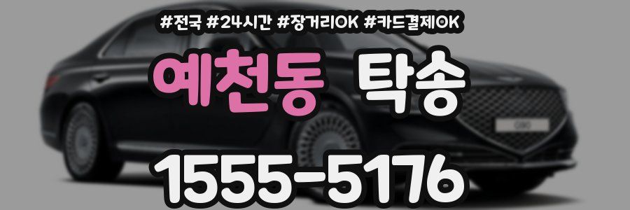 예천동 탁송