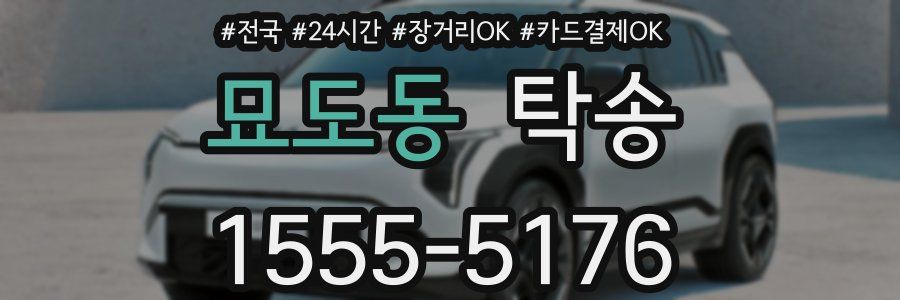 묘도동 탁송