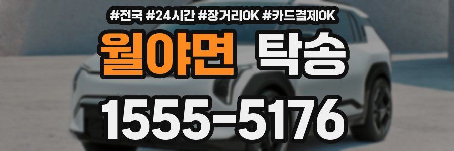 월야면 탁송
