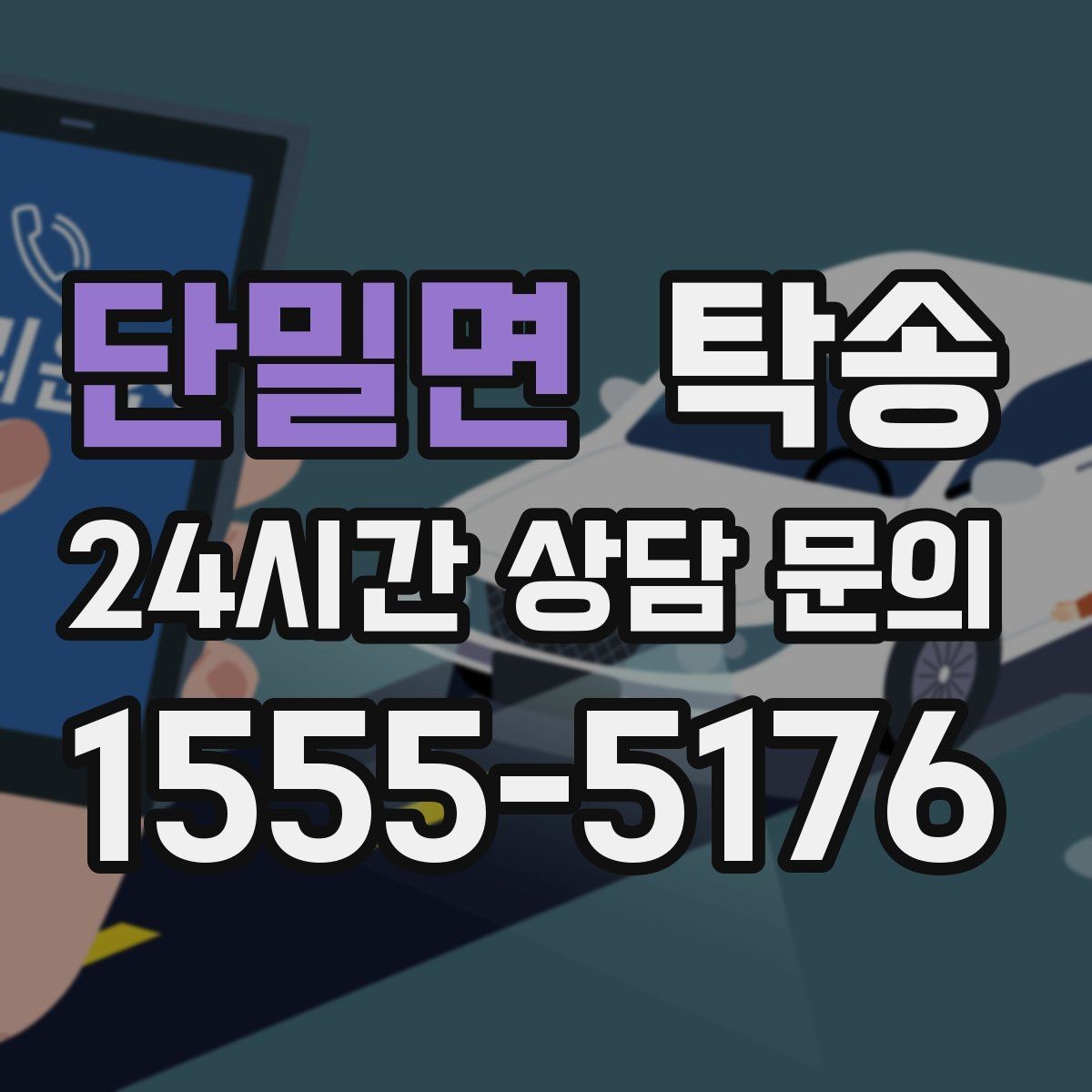 단밀면 탁송 반려동물 동반 차량도 규정 내 진행