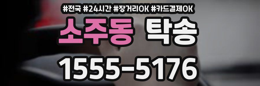 소주동 탁송