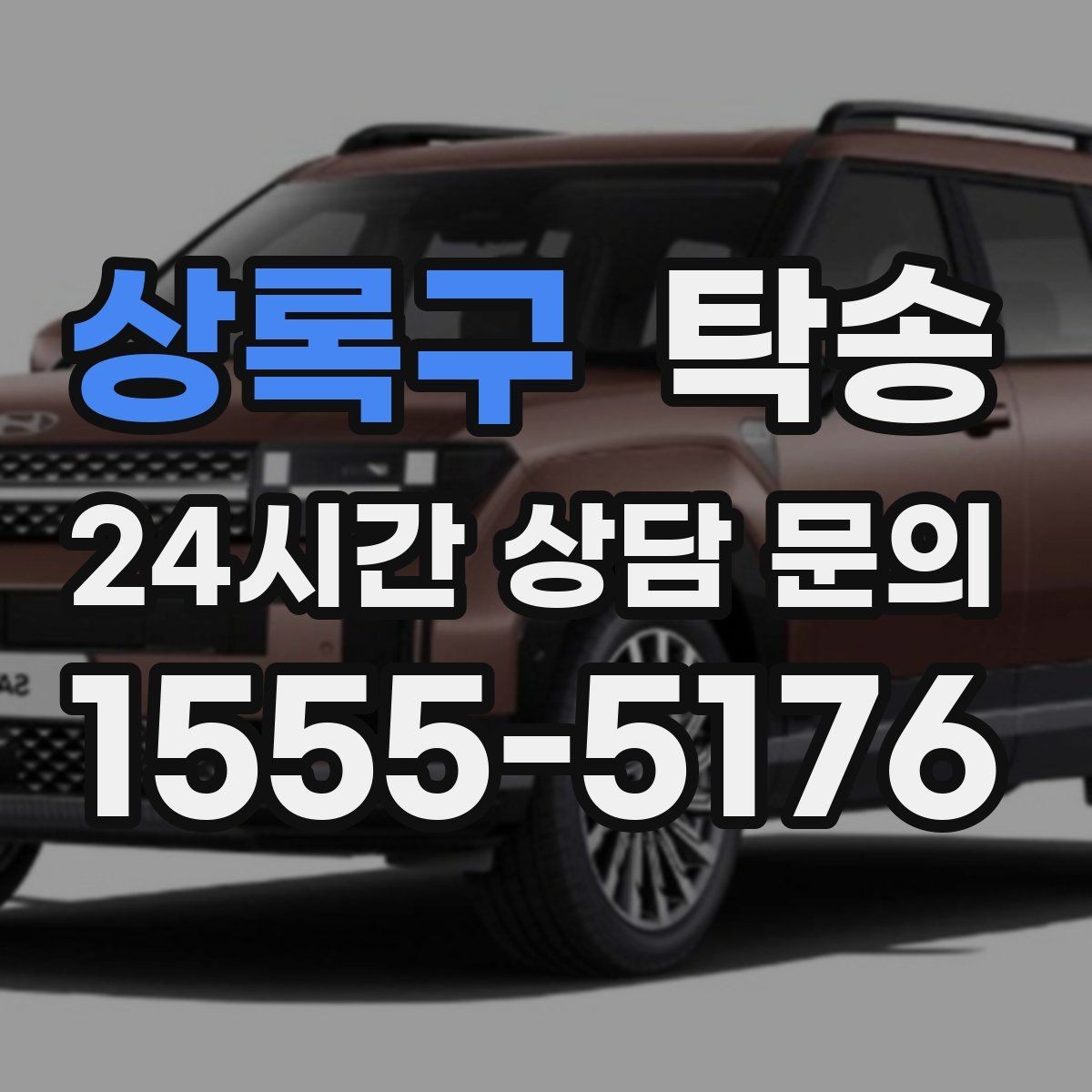 상록구 탁송 주차 기둥 간격 고려한 진입