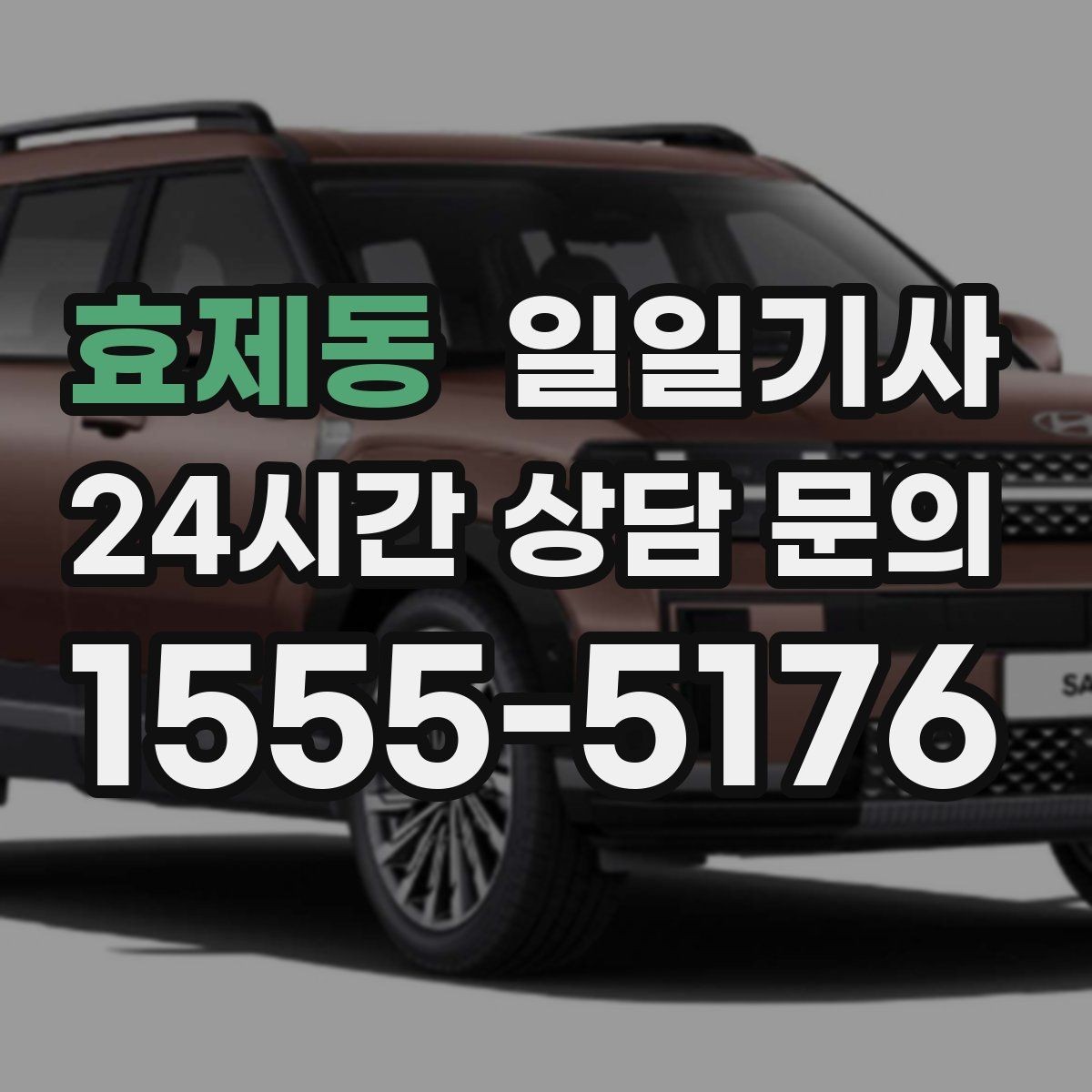 효제동 일일기사 예약 시간 정시 도착