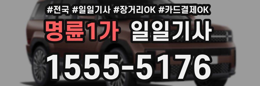 명륜1가 일일기사