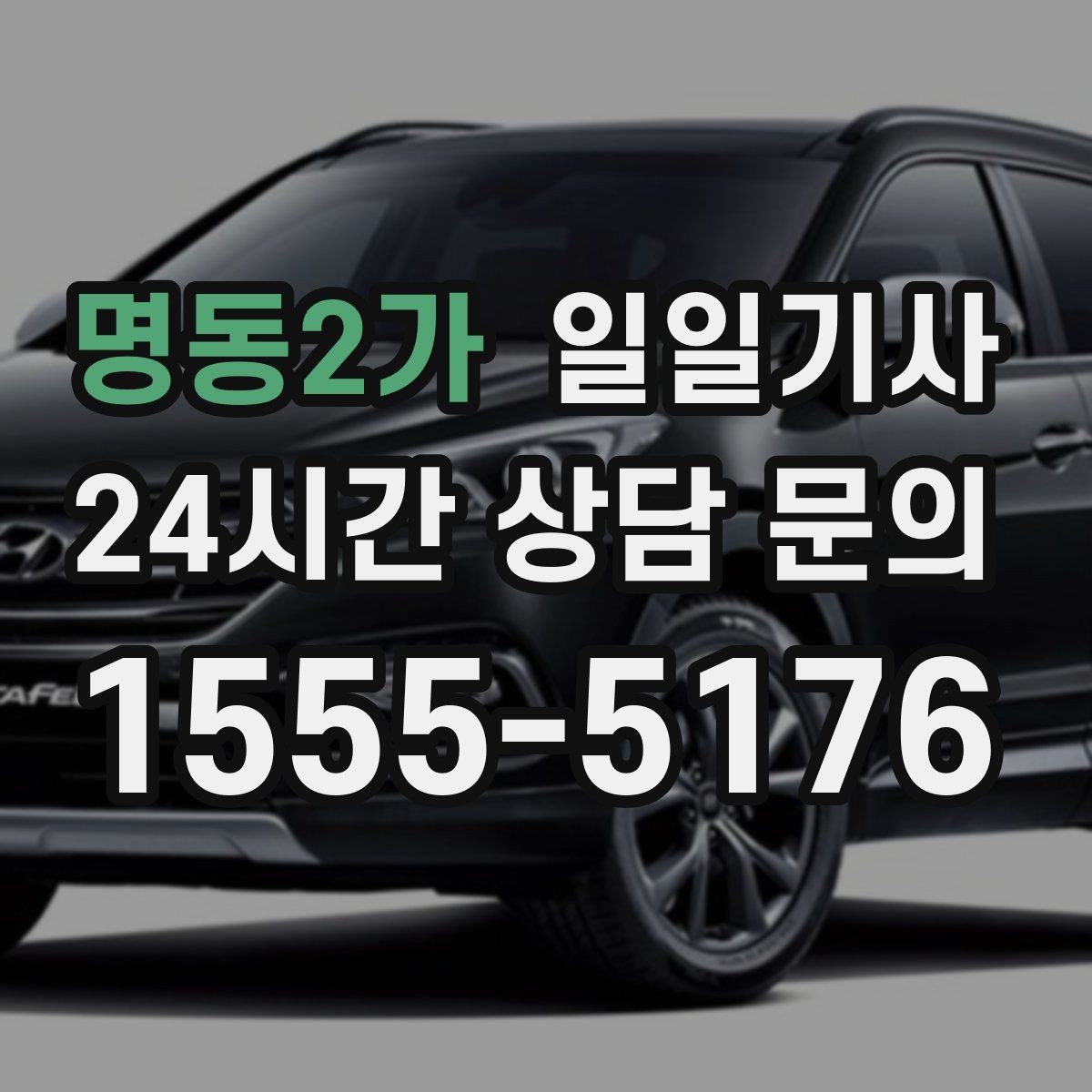 명동2가 일일기사 고객 만족 최우선 응대