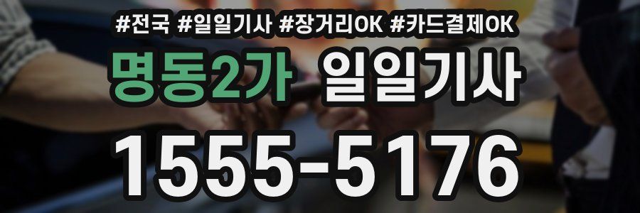 명동2가 일일기사