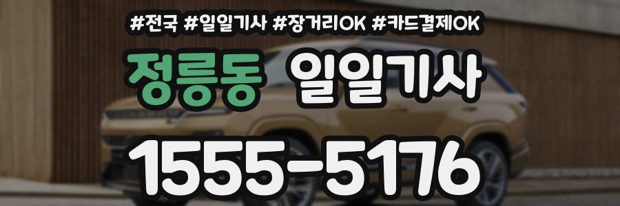 정릉동 일일기사