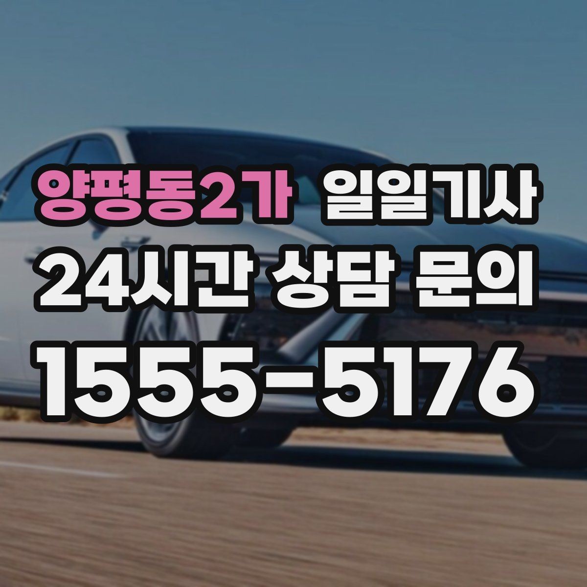 양평동2가 일일기사 종일 일정 전담 동행