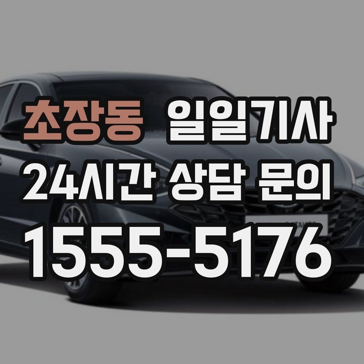 초장동 일일기사 지정 장소 하차로 시간 절약