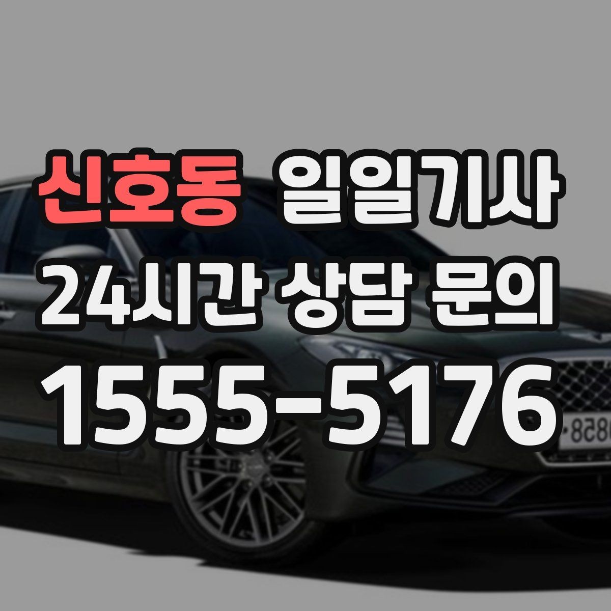 신호동 일일기사 심야와 주말에도 바로 배차