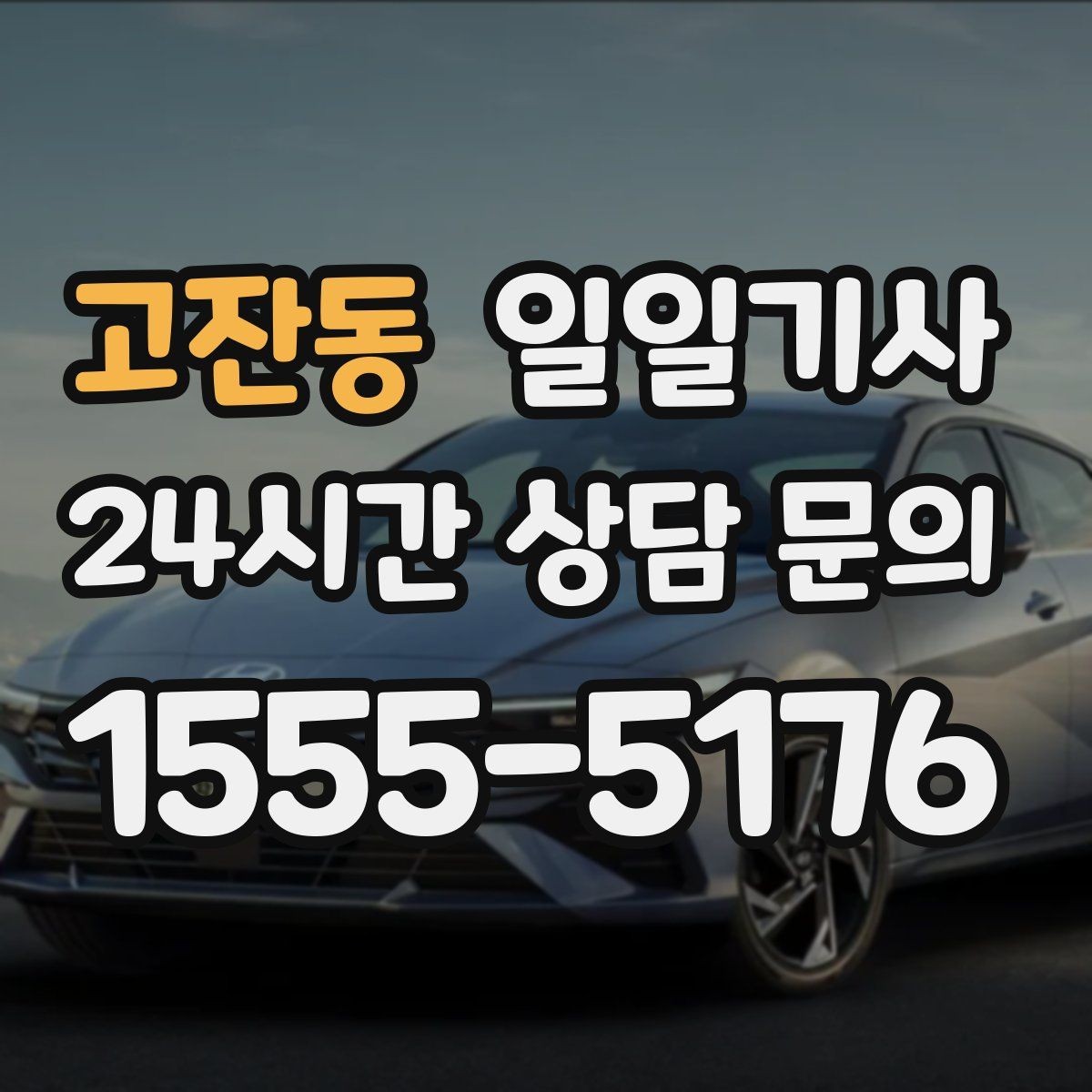 고잔동 일일기사 하루 전담 동행 서비스